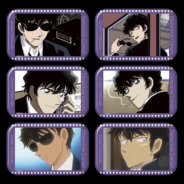 名探偵コナン スクエア缶バッジコレクション／松田陣平ver.